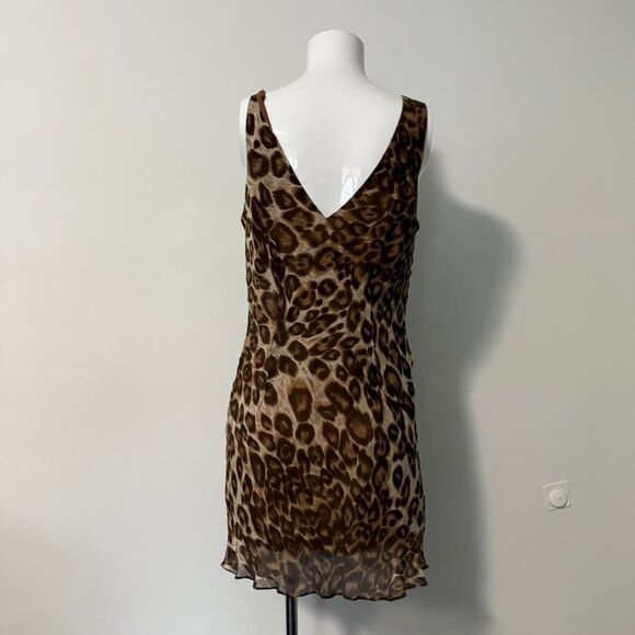 Vintage leopard print mini Dress - Picture 3 of 6